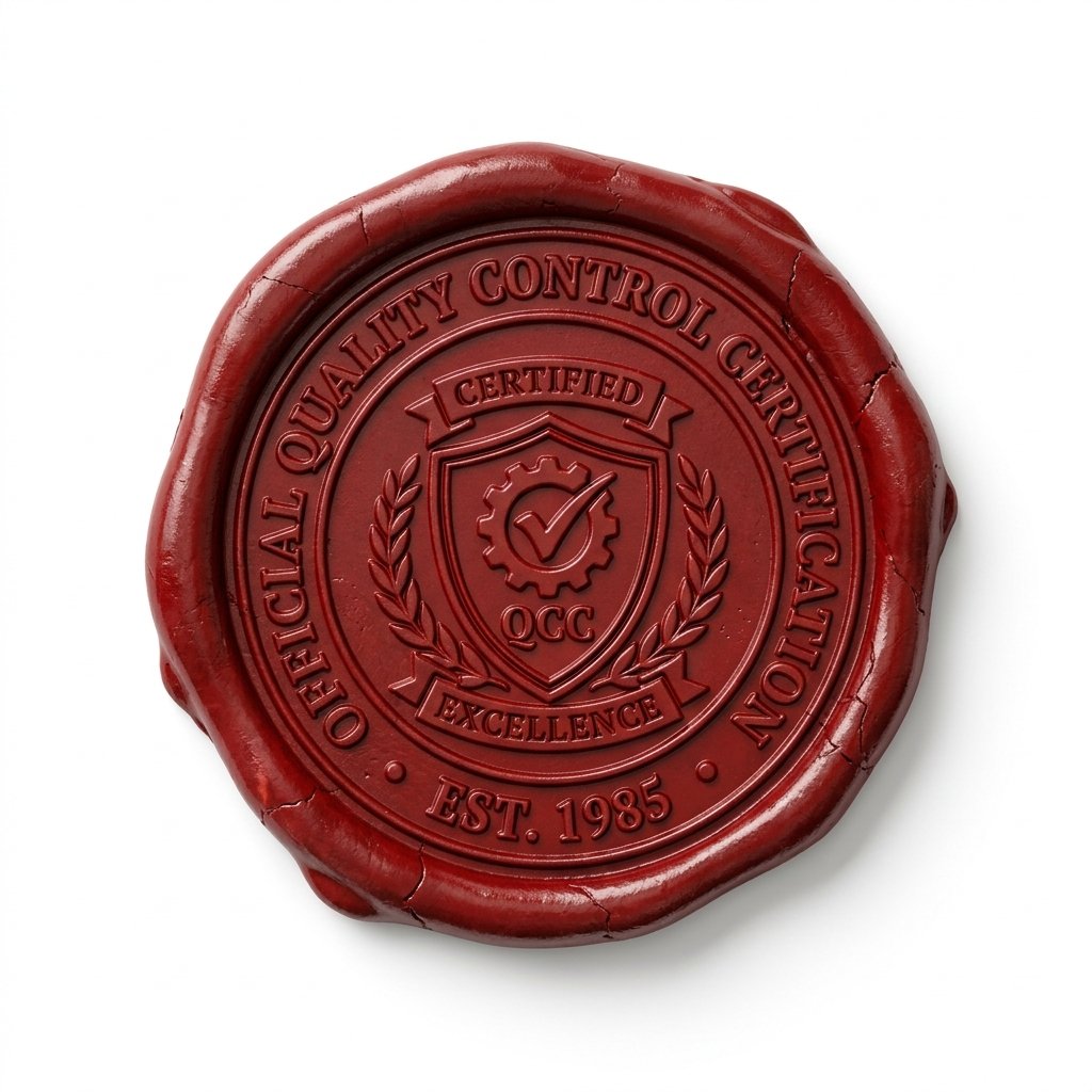 Quality Control Certification Seal